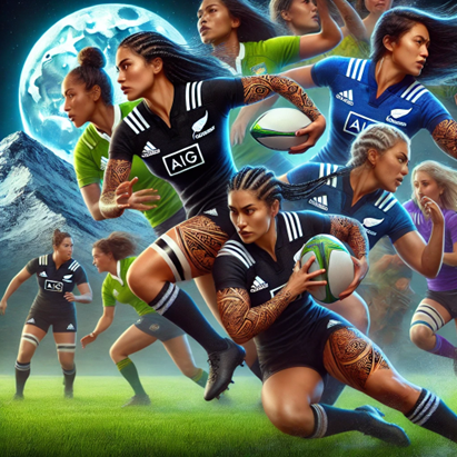 The All Blacks Bad Ass Rugby Players - Digital Art Download