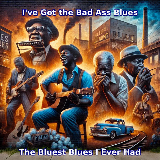 Ive got the bad ass blues the bluest blues i ever had - Digital Art Download
