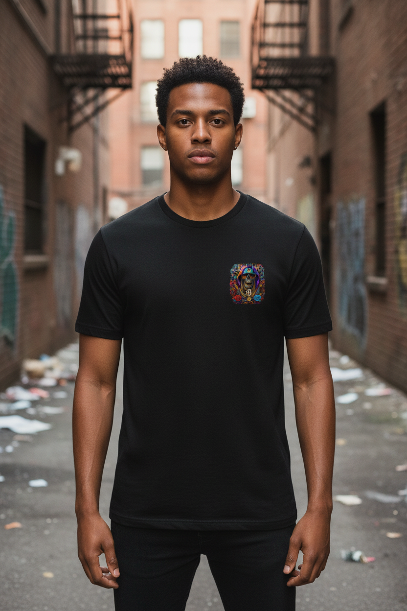 Hip Hop Urban T-Shirt Male Front