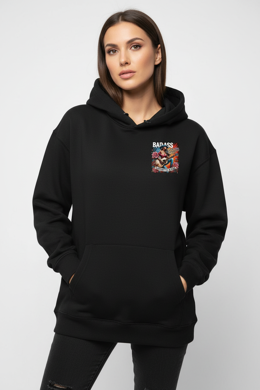 Bad Ass Country Blues Hoodie Front View