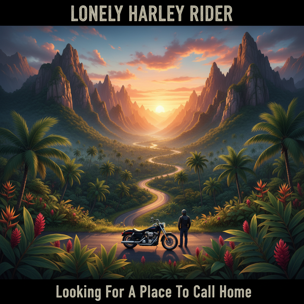 Lonely Harley Rider - Looking for a Place to Call Home